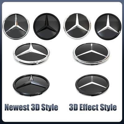 Автомобильная наклейка Для Benz Для Mercedes Benz W176 W246 W205 W212 W207 W217 W251 R231 W166 X166 X156 Серебристая и черная Передняя решетка Новая