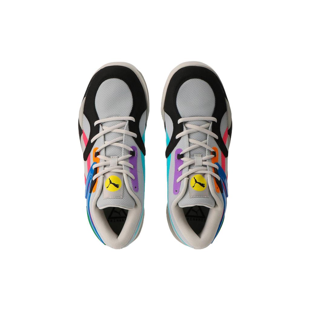 Puma Trc Blaze Кроссовки с круглым носком, удобные, амортизирующие, нескользящие, износостойкие, низкие, для баскетбола, унисекс, серые, черные, синие, 376582-09