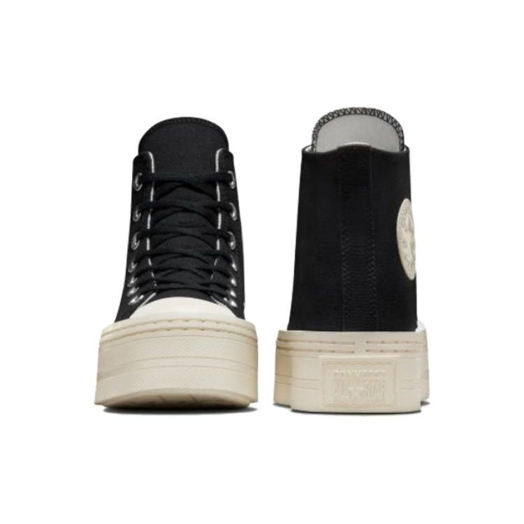 Converse Chuck Taylor All Star Modern Lift Classic Trend Comfortable Durable Lightweight High Top Canvas Shoes Women Sneakers Black A06141C