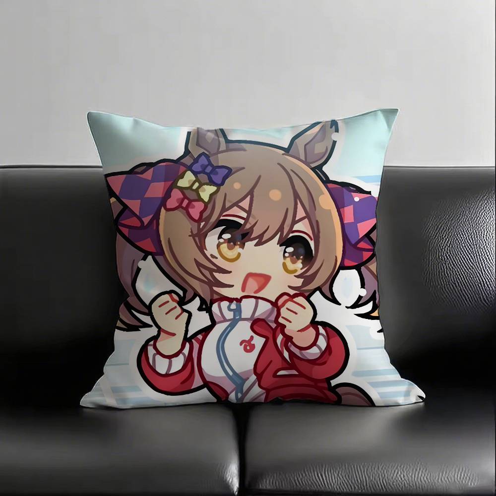 1pc Anime TOKAI TEIO Kawaii Pillow Case Fashion Square Pillowcase Bedroom Sofa Room Ins Decoration Leisure