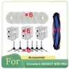 AEE4-19 шт. Для робота-пылесоса Ecovacs DEEBOT N30 PRO Аксессуары Детали очистителя Замена Основная боковая щетка Фильтр для швабры