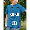 Summer Innovative M Chocolate Bean Children's 3D Printed Kids T-shirt Fun Casual Short Sleeves Sports Tees Fashion Streetwear