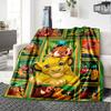 Lion Characters Collage Flannel Blanket Super Soft Warm Cozy Blanket For Sofa Bed Office Travel Allseason Home Decor Gift