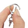 10Pcs Metal DIY KeyChain Split Ring Collar Carabiner Snap Bags Strap Buckles Hook Lobster Clasp