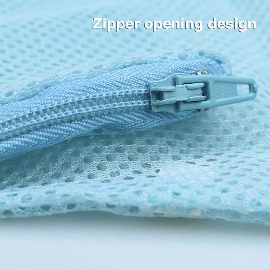 Breathable Mesh Cat Shower Bag Anti-Scratch Anti-Bite Adjustable Grooming Bag for Nail Trimming Bathing Cat Washing