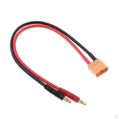 Кабель для зарядки аккумулятора RC XT90 до 4.0 Banana 2AWG 35,5 см