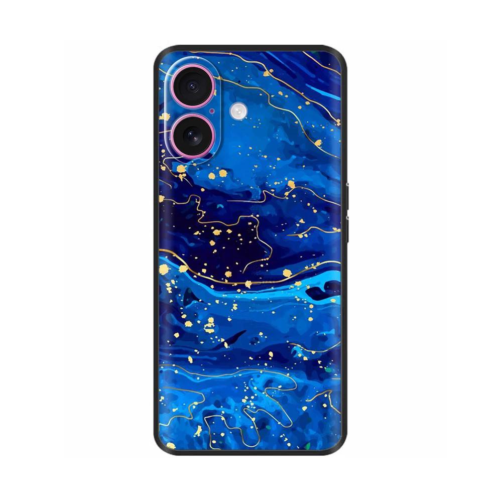 Для iPhone 16 Чехол 16 Pro Силиконовый ТПУ Черный Матовый Чехол для Телефона Для Apple iPhone 16 Pro Max Чехол-Бампер для iPhone16 Plus