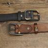 Fashion All-match Genuine Leather Leather Belt Men's Pin Buckle Simple Casual Belt Retro Belt Men's Belt