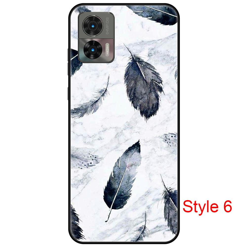 For Moto Edge 30 Neo Case, Motorola Edge 30 Lite Cute Case Girls Women, Black Slim Anti Scratch TPU Shockproof Protective Case for Edge 30 Neo Case