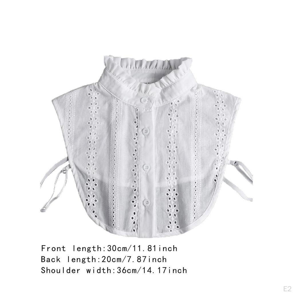 False Collar for Ladies Decorative Versatile Fashion Jacquard Faux