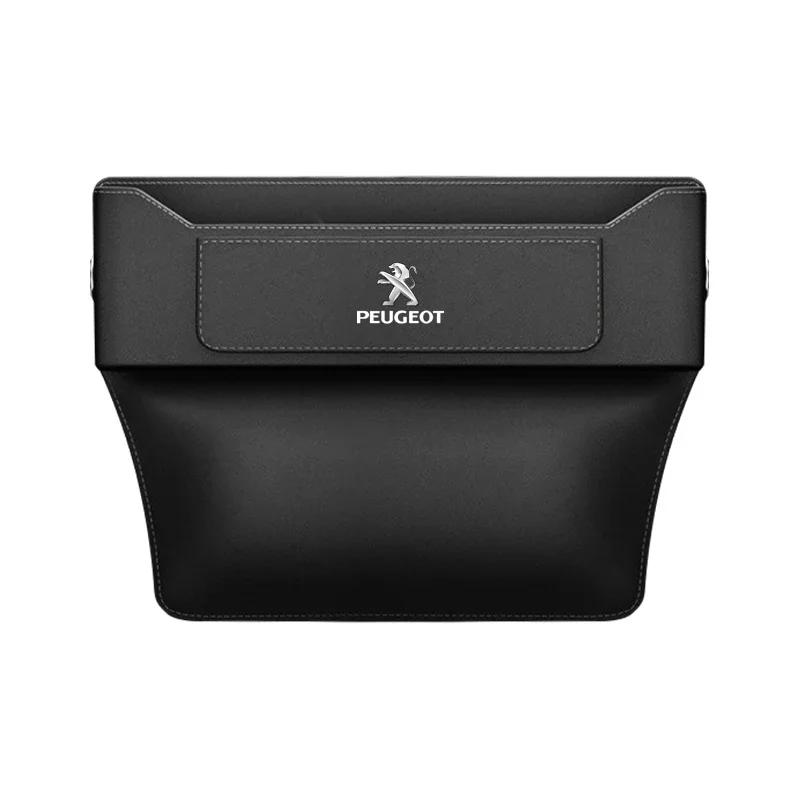 Car Seat Crevice Gaps Storage Box Seat Organizer Gap Slit Filler Holder For Peugeot 206 208 306 307 308 508 106 107 108 2008 207