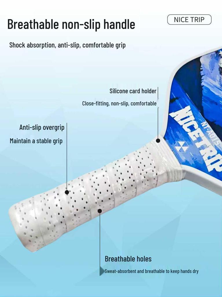 Professional Fiberglass Pickleball Paddle Set for Children and Adults