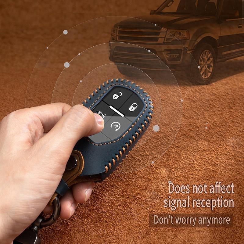 Кожаный чехол для дистанционного ключа автомобиля для Maserati Levante Ghibli Quattroporte GT Granturism GranCabrio, защитный держатель для ключей