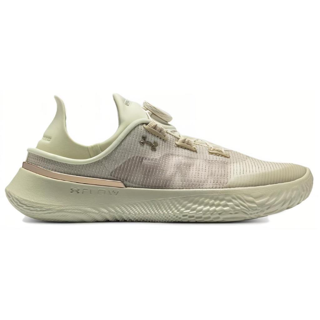 Under Armour Ua Flow Slipspeed Boa Lacing Mesh Cushioning Durable Low Top Casual Running Shoes Women Sneaker Green Gray 3027812-200