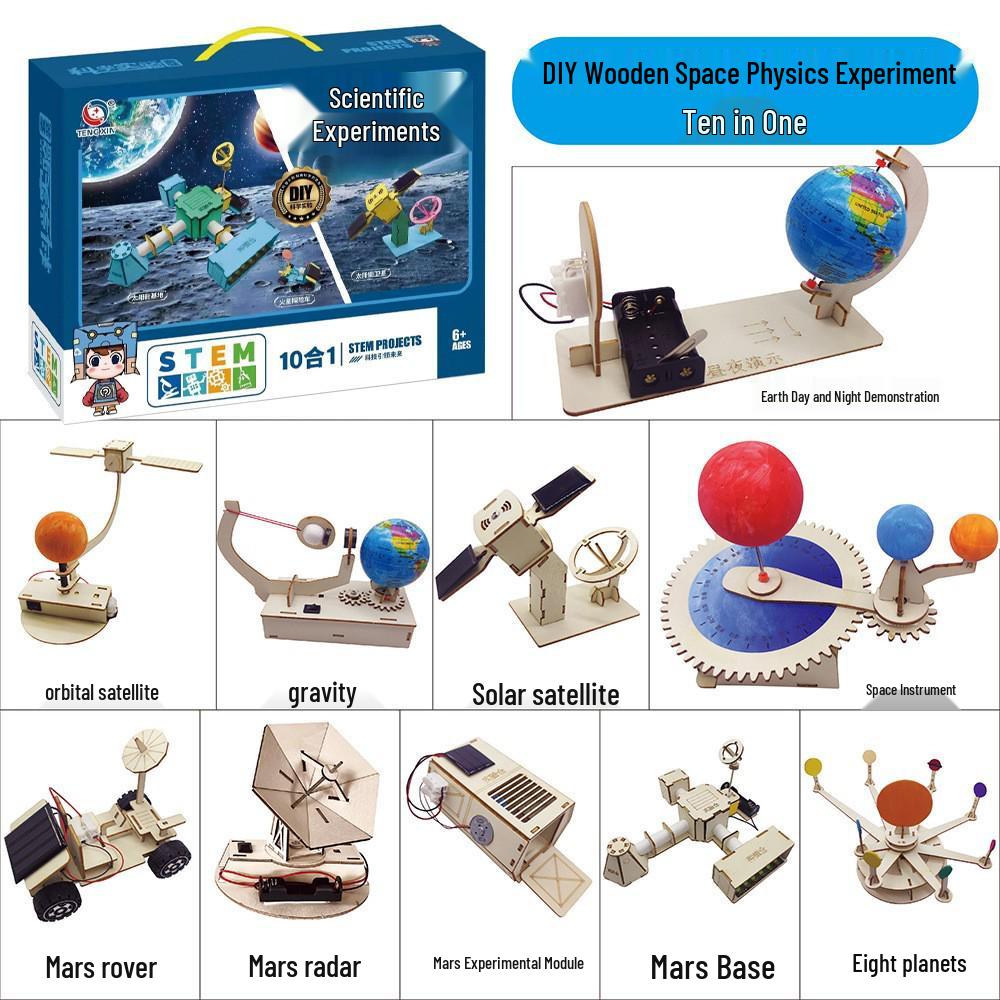 3D Solar System Model: Educational Electric Toy for Children’s Science Learning and DIY Puzzle Projects