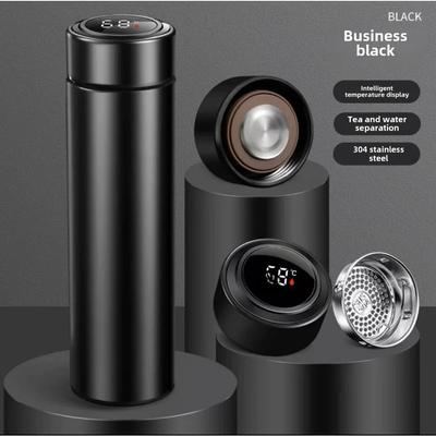 2025 Smart Thermos Cup LED Touch Digital Display Температура Водяная Чашка Из Нержавеющей Стали Высокий Внешний Вид Уровень Разделения Чая Чашка