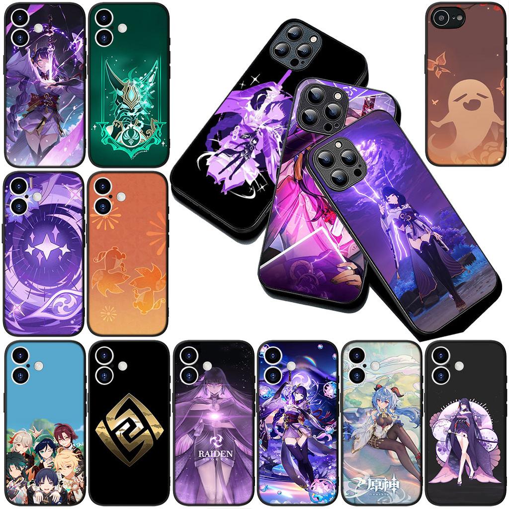 for Motorola Moto G55 G45 G75 G85 G35 Edge 50 30 Fusion 40 NEO Ultra Pro Phone Cover Soft Case Genshin Baal Raiden Shogun Impact