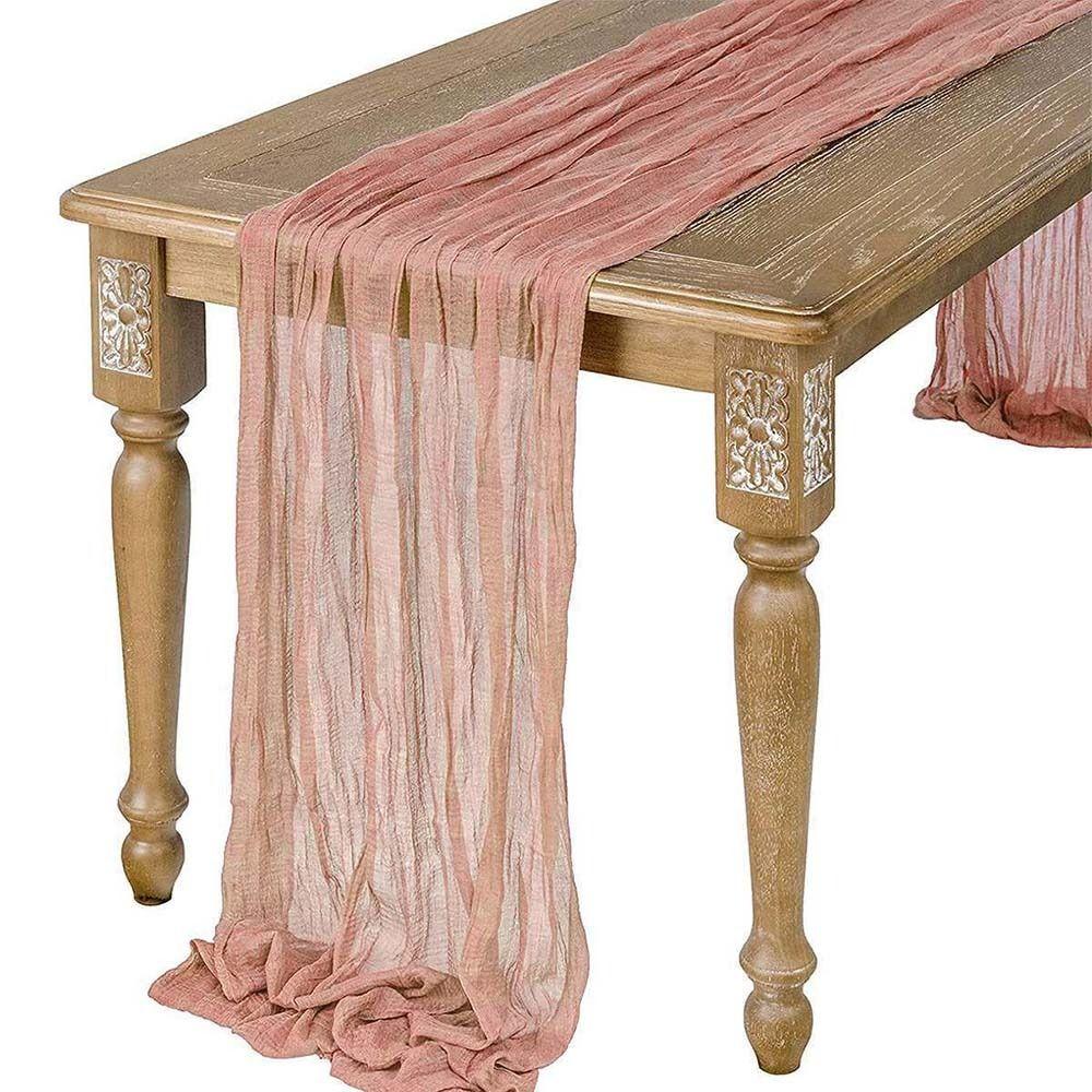Wedding Party Birthday Party Table Runner Xmas Decor Cheese Cloth Table Setting Table Cloth