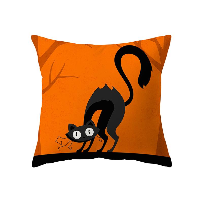 Pumpkin Collection Halloween Theme Pillow Cover Sofa Cushion  Holiday Gift Party Decoration Home Decor