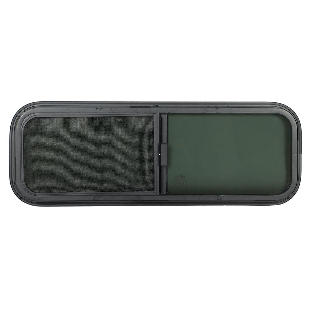 900x300 мм круглое угловое раздвижное окно для автофургона черное закаленное стекло шторное окно для кемпера-трейлера