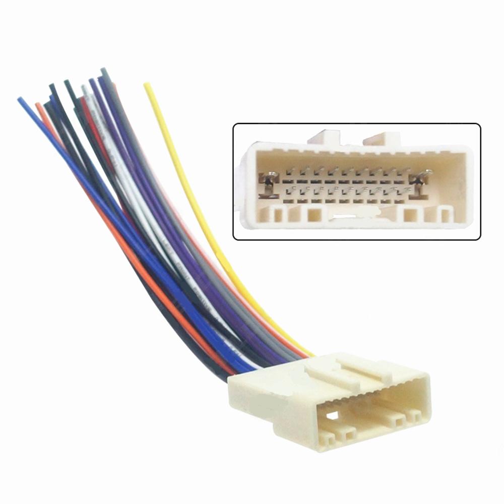 Car Radio Audio Stereo Wire Harness and Antenna Adapter 20 Pin For Nissan Subaru