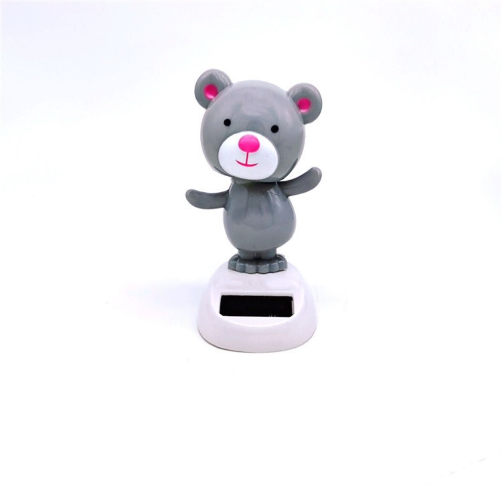 Пластиковая кукла с качающейся головой на солнечной энергии, животное на солнечной энергии для автомобиля, танцующая игрушка на солнечной энергии, кукла в подарок