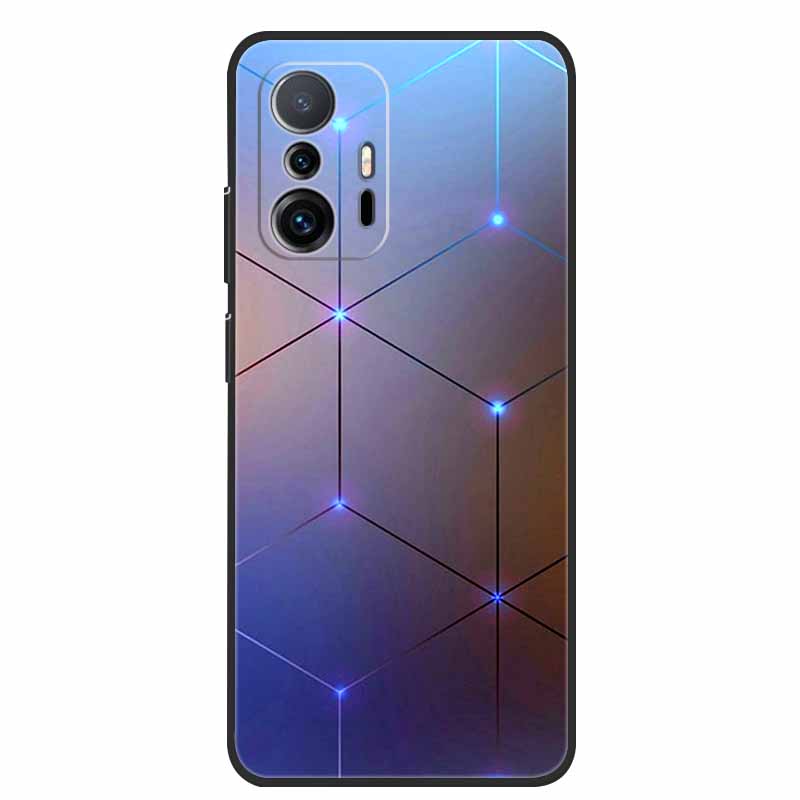 Чехол для Xiaomi 11T Pro Животные Защитный Мягкий Силиконовый Чехол для Телефона для Xiaomi Mi 11T Pro 5G Ударопрочный Mi11T Волк Чехол