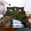 Pastoral Bedding Sets 3d Duvet Cover Set 2/3pcs Bedroom Comforter Set Reactive Printing  Forest, Lowers Scenery Bedlinens 3pcs