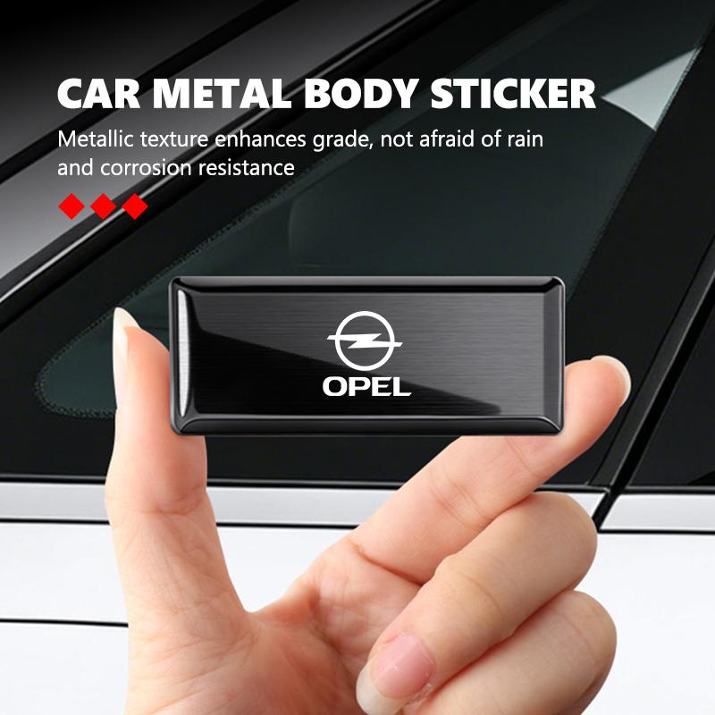 For Opel Car Logo Body Sticker Aluminum Alloy Emblem Auto Stickers Insignia Astra G J F K Vectra C H Corsa C B D Omega