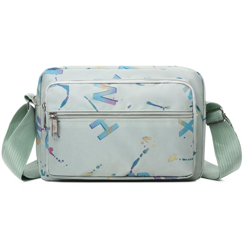 Новая нейлоновая женская сумка-мессенджер на одно плечо с диагональной вязкой, большая вместимость, сумки через плечо, сумка для телефона