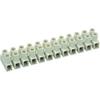 Connection Block - ZENITECH - 12 Terminals - 6 Mm2 - White - 16 A
