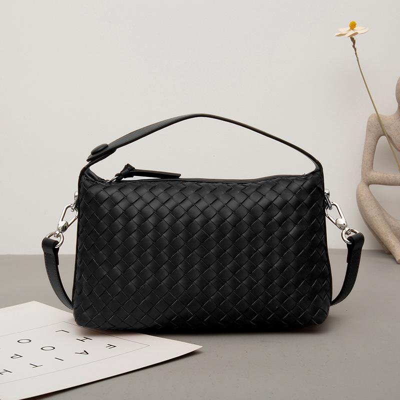 Сумка-подушка из коровьей кожи, плетеная сумка-подушка, женская сумка из натуральной кожи, сумка-мессенджер на одно плечо, сумка-мешок