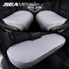 Linen Car Seat Cover Flax Breathable Car Seat Cushion Auto Chair Protector Pad Universal for Sedan Suv