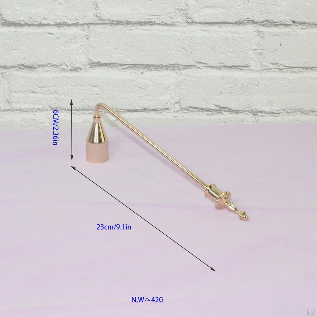 23 Cm Metal Candle with Non-slip Handle for Enthusiasts