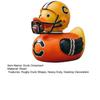 Rugby Football Duck Figurine Cartoon Duck Statue Animal Sculpture Home Office Desktop Bookshelf Decoration Ornament