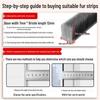 Self-Adhesive Door & Window Brush Seal Weatherstrip