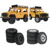 1:12 RC Car Crawler Tire Replacement 72mm Metal Upgraded Wheels Toy Car Upgrade Accessories Parts MN90 91 99 99S