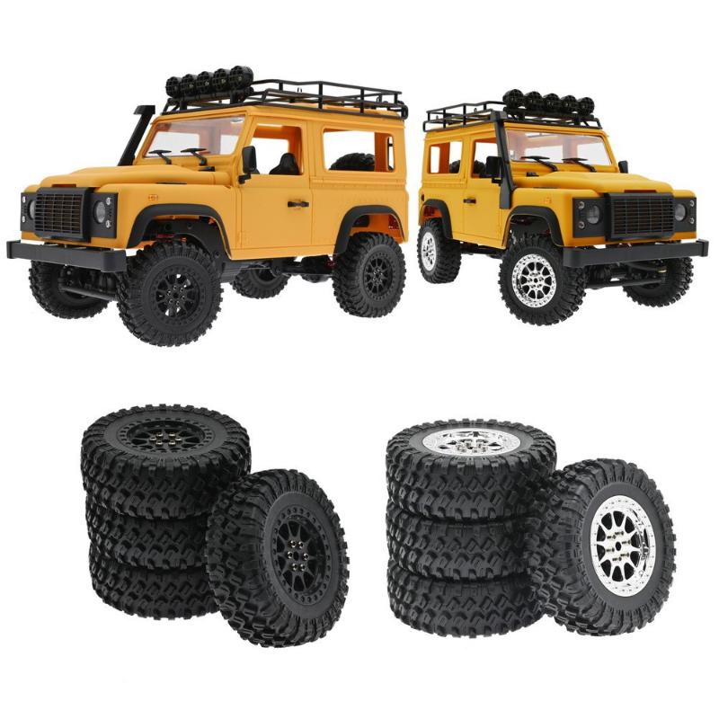 1:12 RC Car Crawler Tire Replacement 72mm Metal Upgraded Wheels Toy Car Upgrade Accessories Parts MN90 91 99 99S