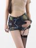 Vintage Star Denim Shorts Women Summer Sexy High Waist Y2k Streetwear Fashion Harajuku Shorts Jeans Large Size Women's Clothing