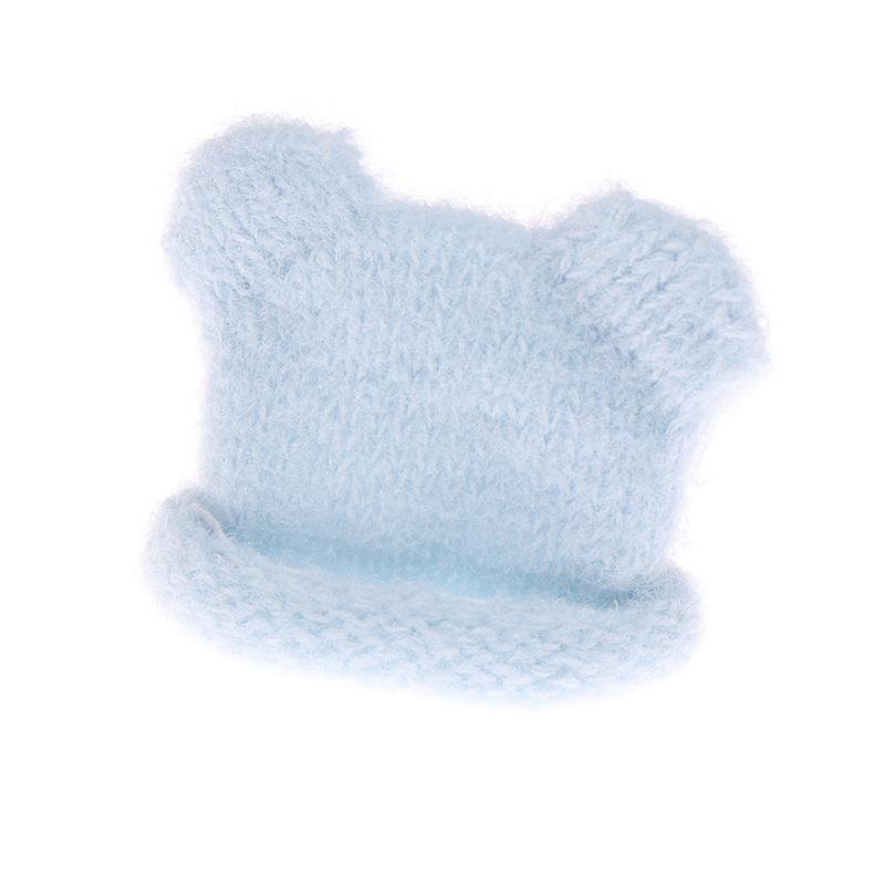 1/12 Кукла Мини Цветная Вязаная Шапка Моделирование Шапки Ручной Работы Игрушки Кукла Одевание Аксессуары Для Детей Ролевые Игры Игрушка