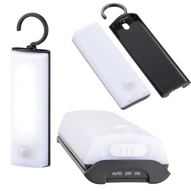 Светодиодный светильник-крючок с датчиком движения OHM Electric, на батарейках, тип, LS-B60JF-4, 06-0145