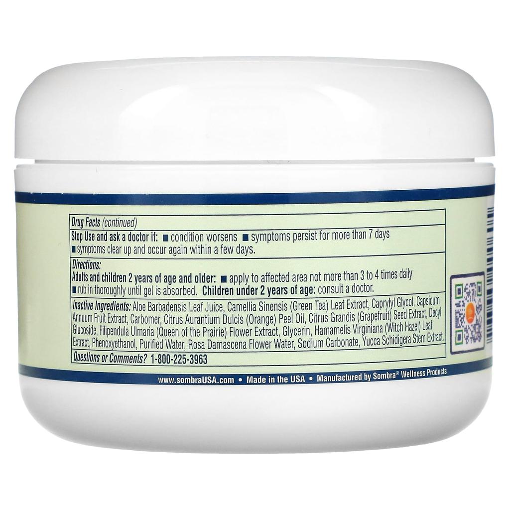 Sombra Professional Therapy Warm Therapy, натуральный гель для снятия боли, 8 унций (226,8 г)