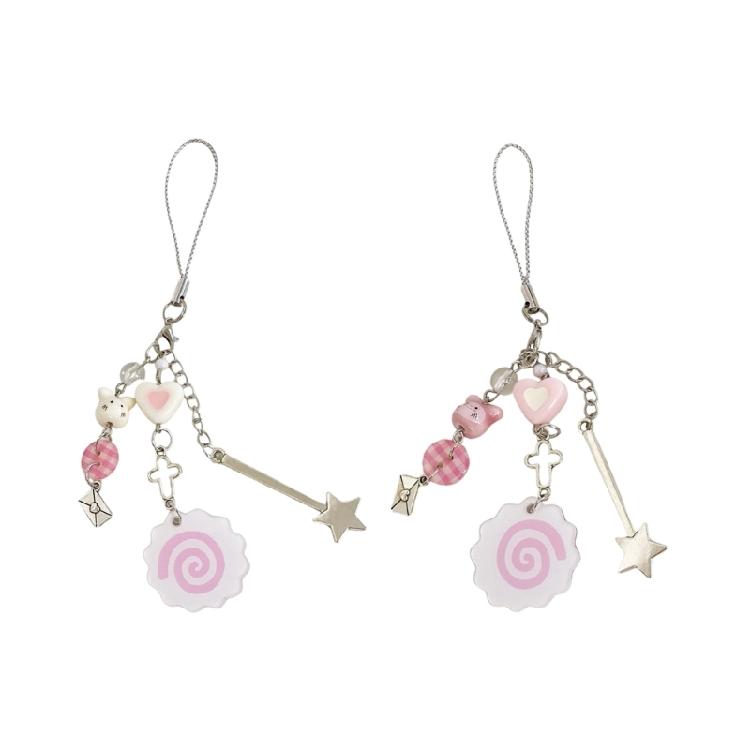 Практичный брелок для телефона в виде рыбки Модный брелок для ключей Текстура сплава Портативный аксессуар для ключей Подходит для украшения сумки и ключей