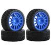 Резиновые шины для гоночного автомобиля с дистанционным управлением, колеса и шины с дистанционным управлением, 4 шт., дистанционное управление