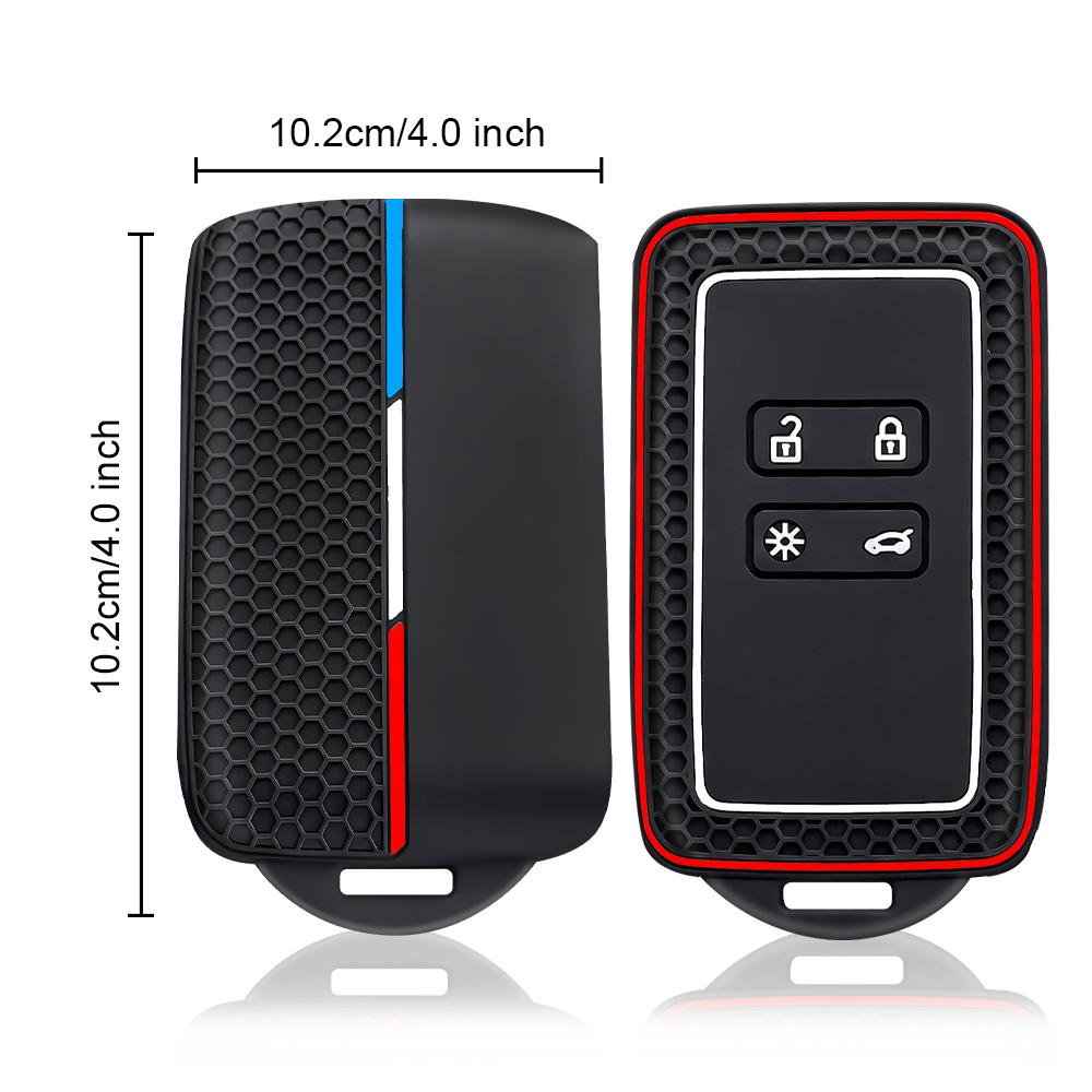 Силиконовый Чехол-Крышка для Ключа Renault Austral Captur Arkana Koleos Zoe Dacia Sandero Duster Logan Jogger Kadjar Clio Megane
