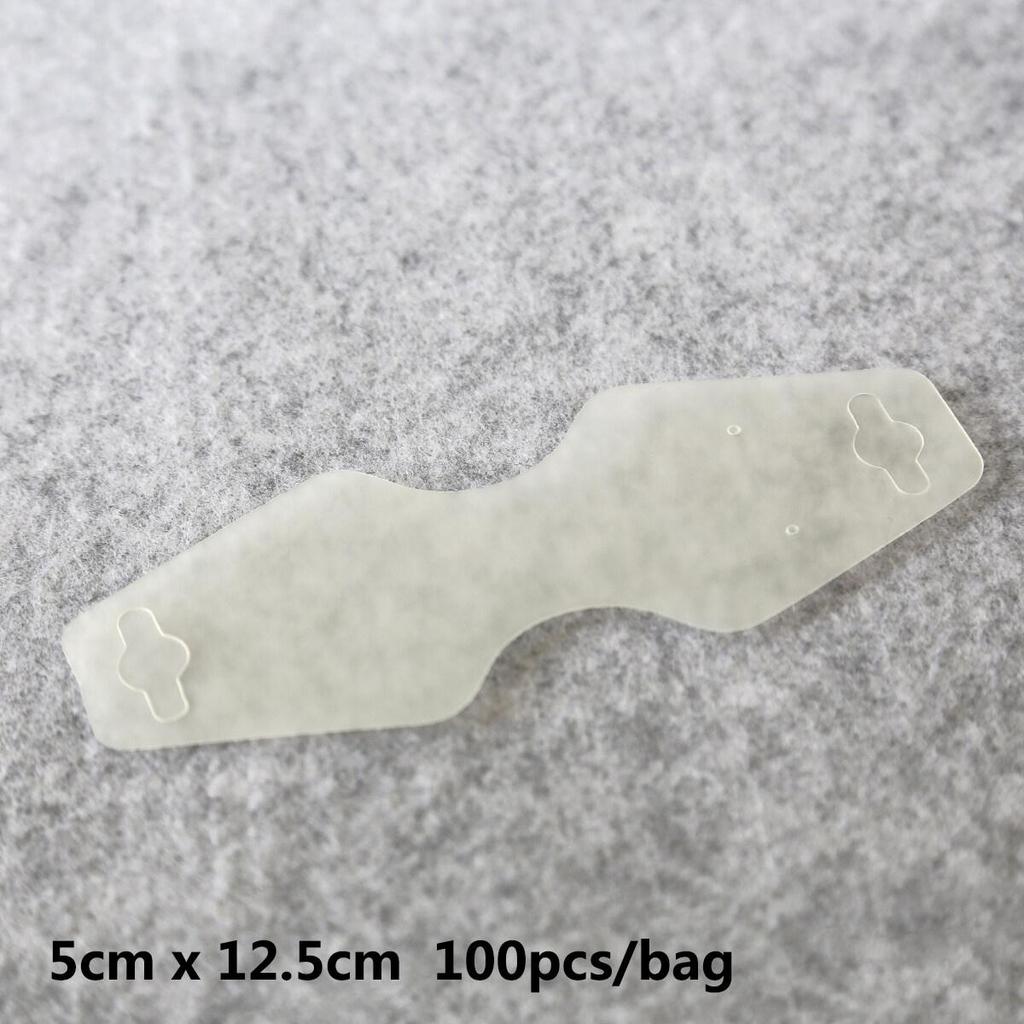 100 шт./пакет, крафт-бумага, лента для волос, упаковка для карточек, ПВХ-бирки, демонстрационные карты для ювелирных изделий, серьги, браслет, ожерелье, подвесные открытки