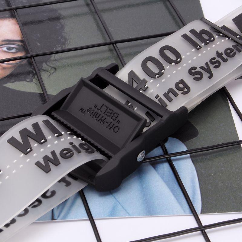 Прозрачный промышленный ремень-стропа, подтвержденная версия - Модный мужской аксессуар для высокой моды