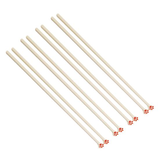 Милые палочки для еды в виде кошачьей лапки, нескользящие столовые приборы с рисунком в виде лапки, многоразовая кухонная утварь для суши, лапши, уникальный подарок для любителей кошек и японской кухни