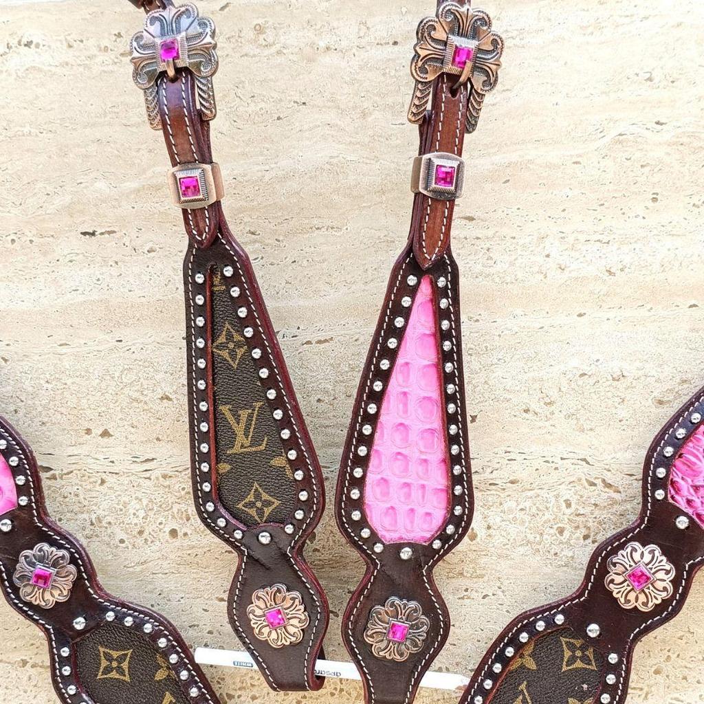 WILDRACE Премиум Выставочная Седловка для Лошади Вестерн Кожаный Наголовник Нагрудник (Два комплекта)