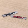 Bar Metal Badge Sport Logo Car Styling Decal Emblem Badge 3D Car Sticker Auto Refitting Accessories